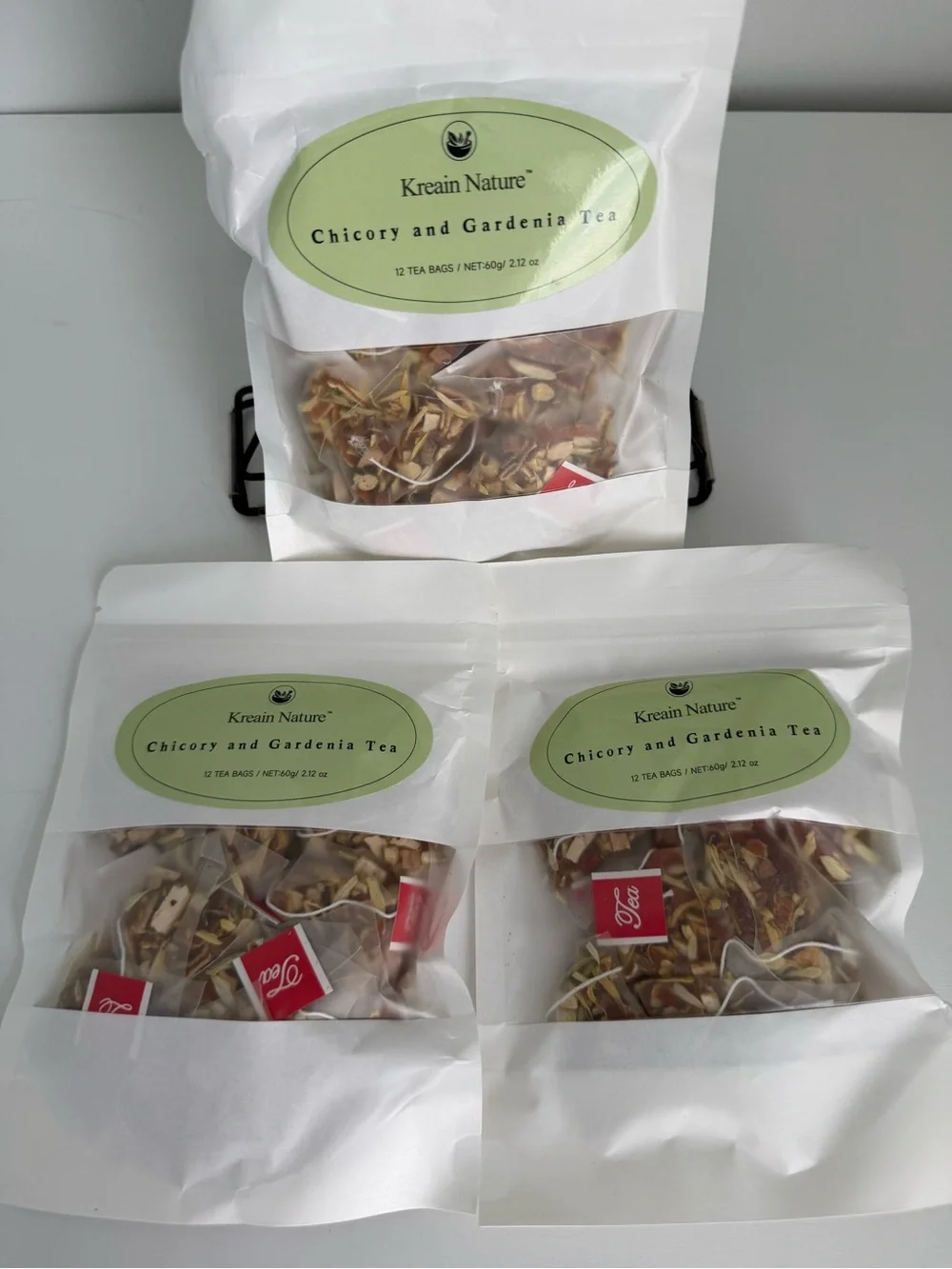 Chicory & Gardenia Tea - White Pack 3 Packs